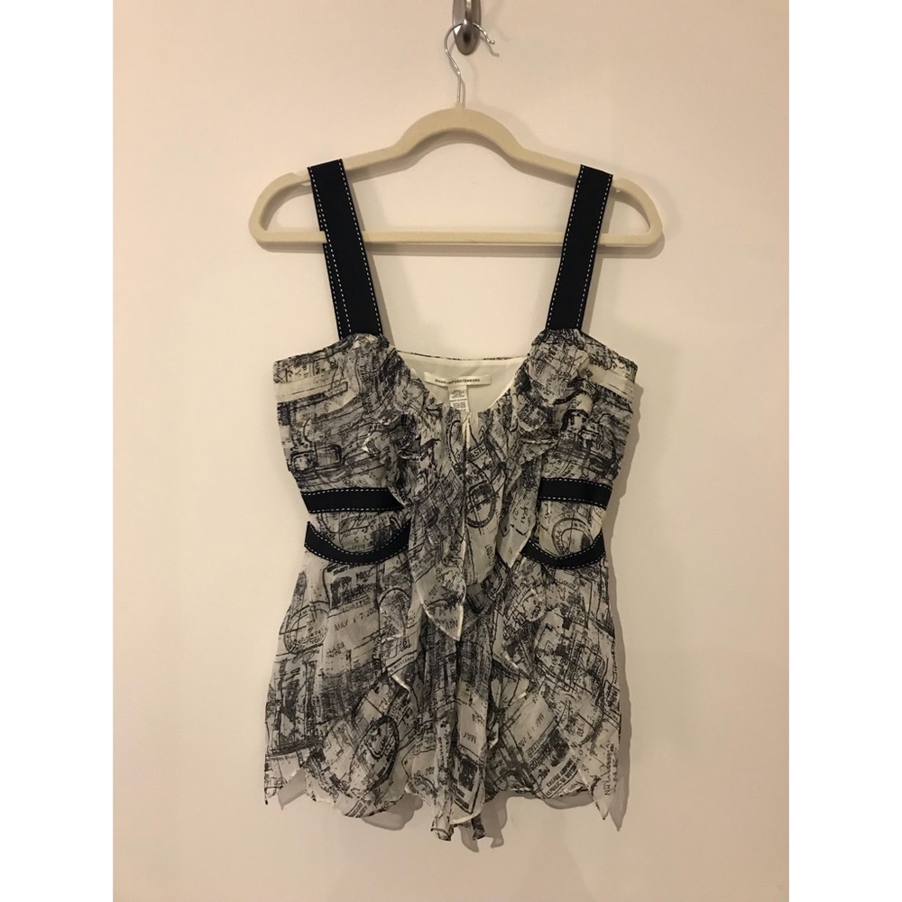 Diane Von Furstenberg Silk Top